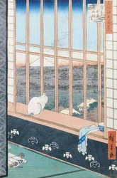 Campos de Arroz de Asakusa durante el festival del Gallo de la serie 