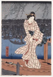 Noche en el río Sumida