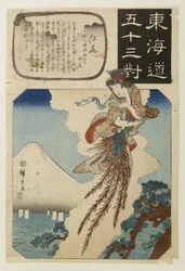 Cincuenta y tres pares a lo largo de la ruta del Tōkaidō