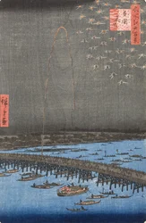 Fuegos artificiales en Ryōgoku