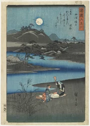 Fulling Cloth en la provincia de Settsu, noviembre de 1857