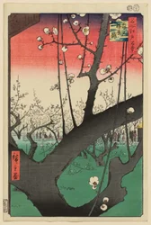 Jardín de ciruelos, Kameido