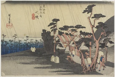 La lluvia de la Princesa Tora, O_iso, c. 1833