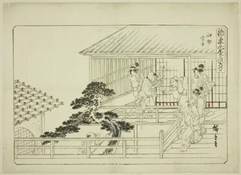 Dibujo sin título, para la serie Título en inglés (Hizakurige kimama dôchû)