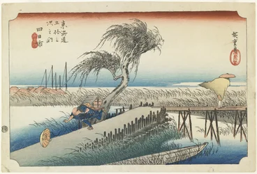 Yokkaichi--Río Mie, c.1833