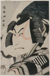 Nakamura Nakazo II como Matsuomaru en la Escena de Detención del Carro, 1796