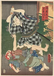 Seibei asesinado por Kyūshichi.