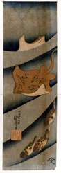 Grabados de Utagawa KUNIYOSHI (1797-1861) que representan el pez.