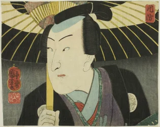 Provincia de Suo, de la serie "Escenas modernas de las provincias en brocados de Edo (Edo nishiki imayo kuni zukushi)"