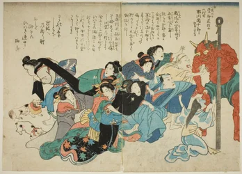 La muerte de Ichikawa Danjuro VIII