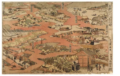 Ocho vistas de Edo, c.1770-1780