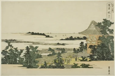 Luna de otoño en la colina Atago (Atago shugetsu), de la serie "Ocho vistas de Edo (Edo hakkei)"