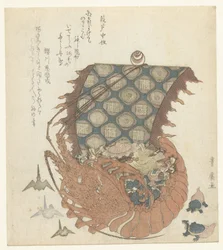 Langostino como takarabune.