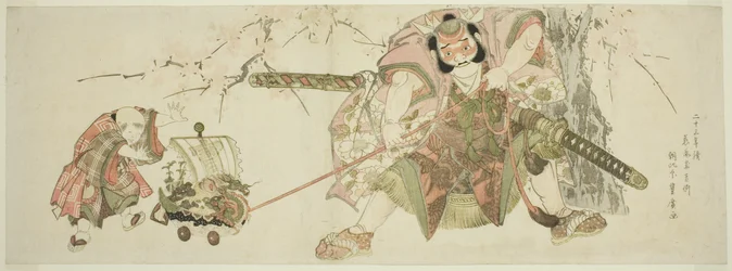 La costumbre festiva de Asahina continuada por Jihinari durante veintitrés años (Nijusan-nen tsuzuki Jihinari kichirei Asahina)