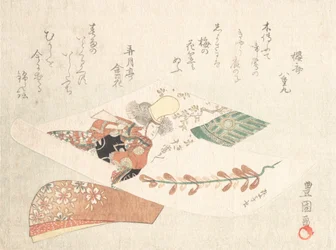 Impresión de un bailarín Kabuki de la Doncella del Templo Dojoji, ca. 1810s