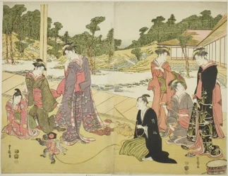 El joven titiritero de monos (Wakashu sarumawashi)