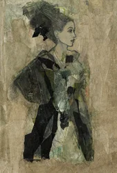 Mujer abstracta y elegante