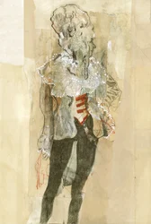Elegante figura barroca