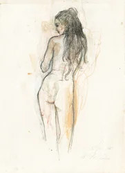 Elegante estudio de desnudo