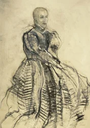 Retrato de una mujer elegante