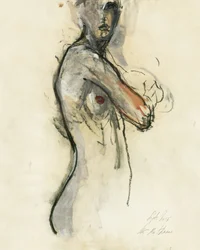 Figura desnuda expresiva