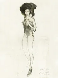 Dibujo de figuras de moda