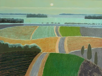Green Hills Of The County, 2022 (óleo sobre lienzo)