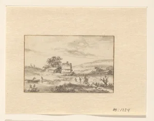 paisaje con granja