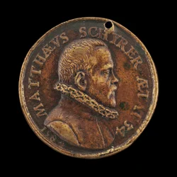 Matthaus Schyrer, nacido en 1550, impresor [anverso], 1584