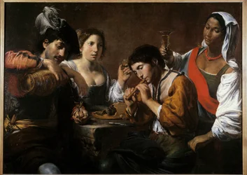 Reunión en un cabaret