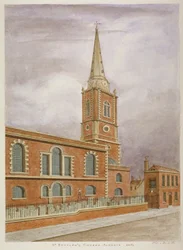 Iglesia de San Botolph, Aldgate, Ciudad de Londres, 1806
