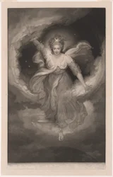 Georgiana duquesa de Devonshire, retrato de Cynthia en "The Faerie Queen" de Spenser