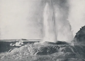Géiser, Nueva Zelanda, 1924