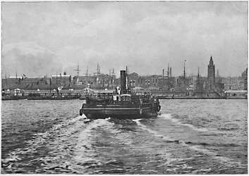 Liverpool, desde el Mersey, c1896