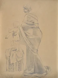 Mujer y niño (dibujo)