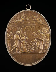 La adoración de los pastores, década de 1530
