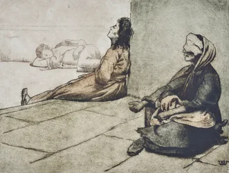 Mendigos napolitanos (dibujo)