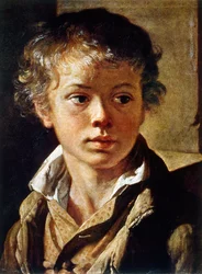 Retrato de un niño joven