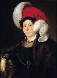 Retrato de la condesa Natalia Alexandrovna Zubova 1775-1844, nacida Suvorova, 1834