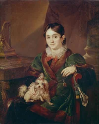 Retrato de la condesa Natalia Andreevna Obolenskaya, 1833