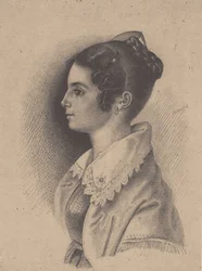 Condesa Vera Fyodorovna Vyazemskaya, de soltera Gagarina 1790-1886