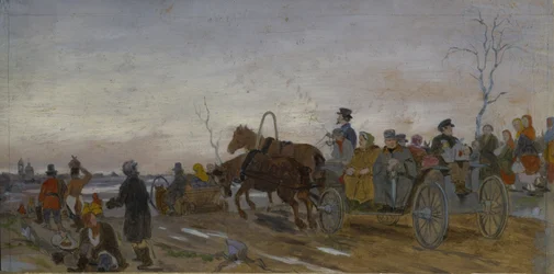 Sábado Santo por la noche, finales de 1860s-principios de 1870s