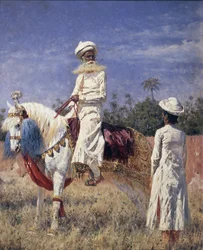 Un jinete en Jaipur, 1881
