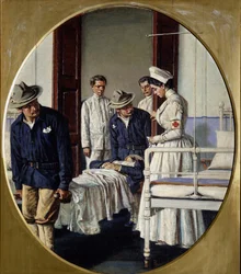 En un Hospital Militar, 1901