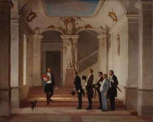 En un departamento Aparición del jefe, 1860s
