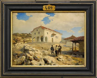 Una iglesia en los Balcanes, 1877