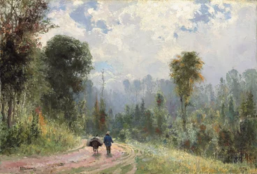 Sendero del bosque, 1874