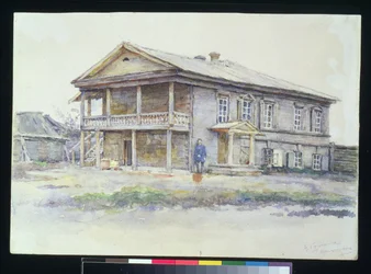 Casa de Surikov en Krasnoyarsk, 1890-91