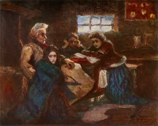 Menshikov en Berezovo un estudio, 1881, 1965