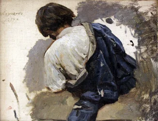 Streltsy en el caftán azul